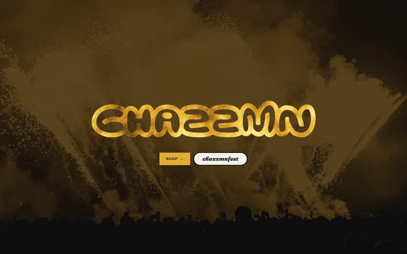 CHAZZMN clothing brand website