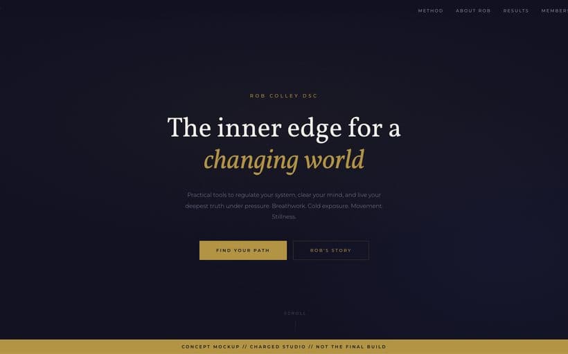 Inner Edge coaching brand website